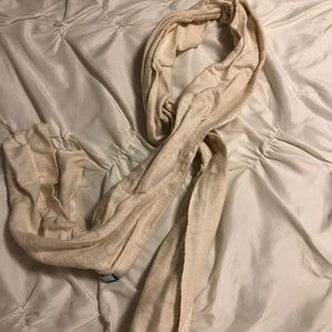 Simple cream women’s scarf.